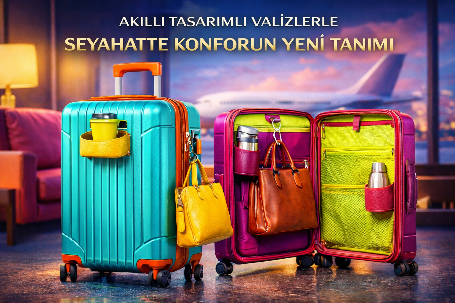 Akıllı Tasarımlı Valizlerle Seyahatte Konforun Yeni Tanımı