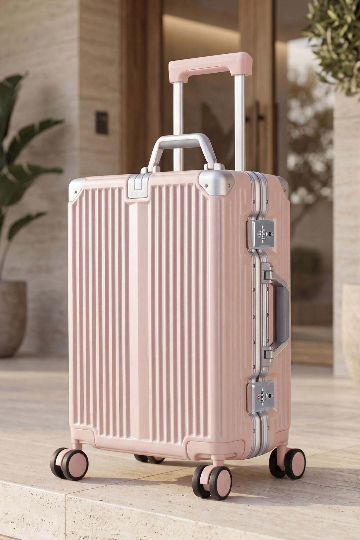 Zeplin Joya PC Policarbon Kabin Boy Valiz Pembe