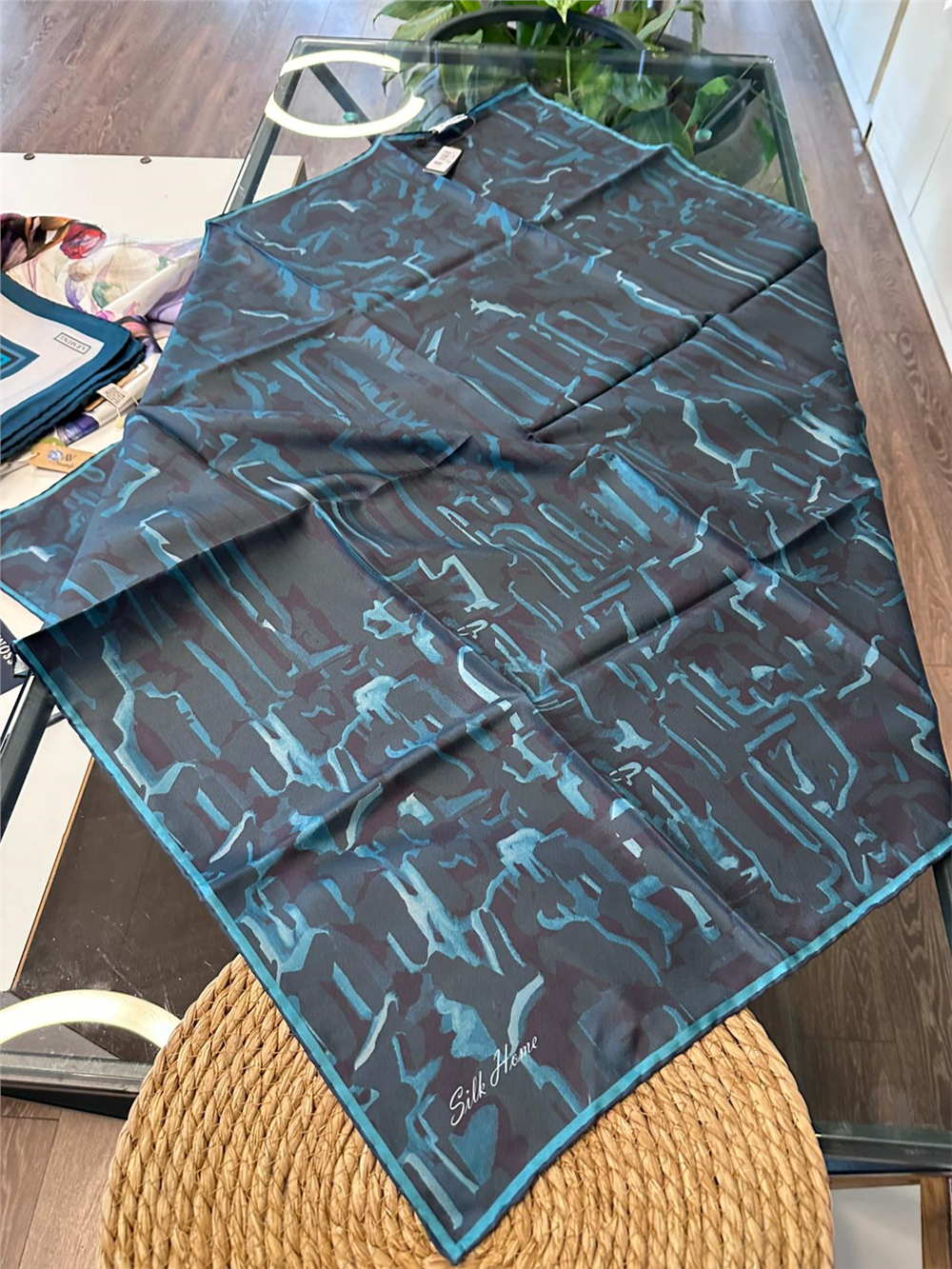 %100 İPEK TWİL EŞARP