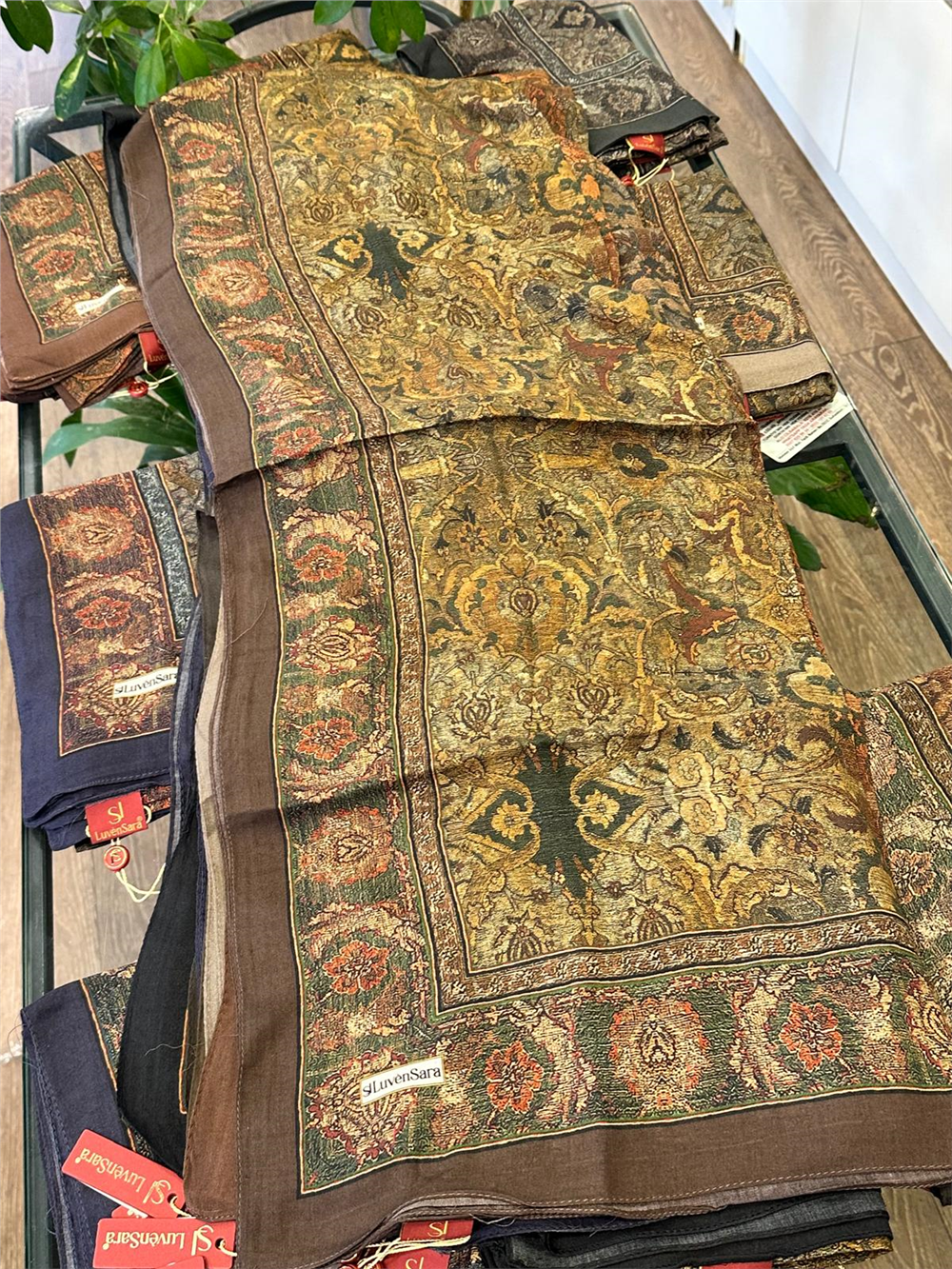 LUVEN SARA SUMMER ŞAL- LUVEN SARA %30İPEK %70 PAMUK ŞAL