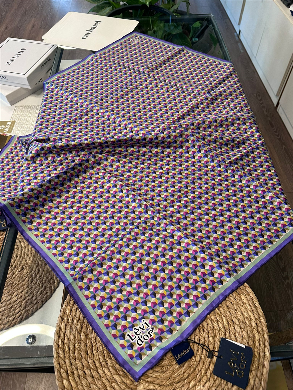 %100 İPEK TWİL EŞARP