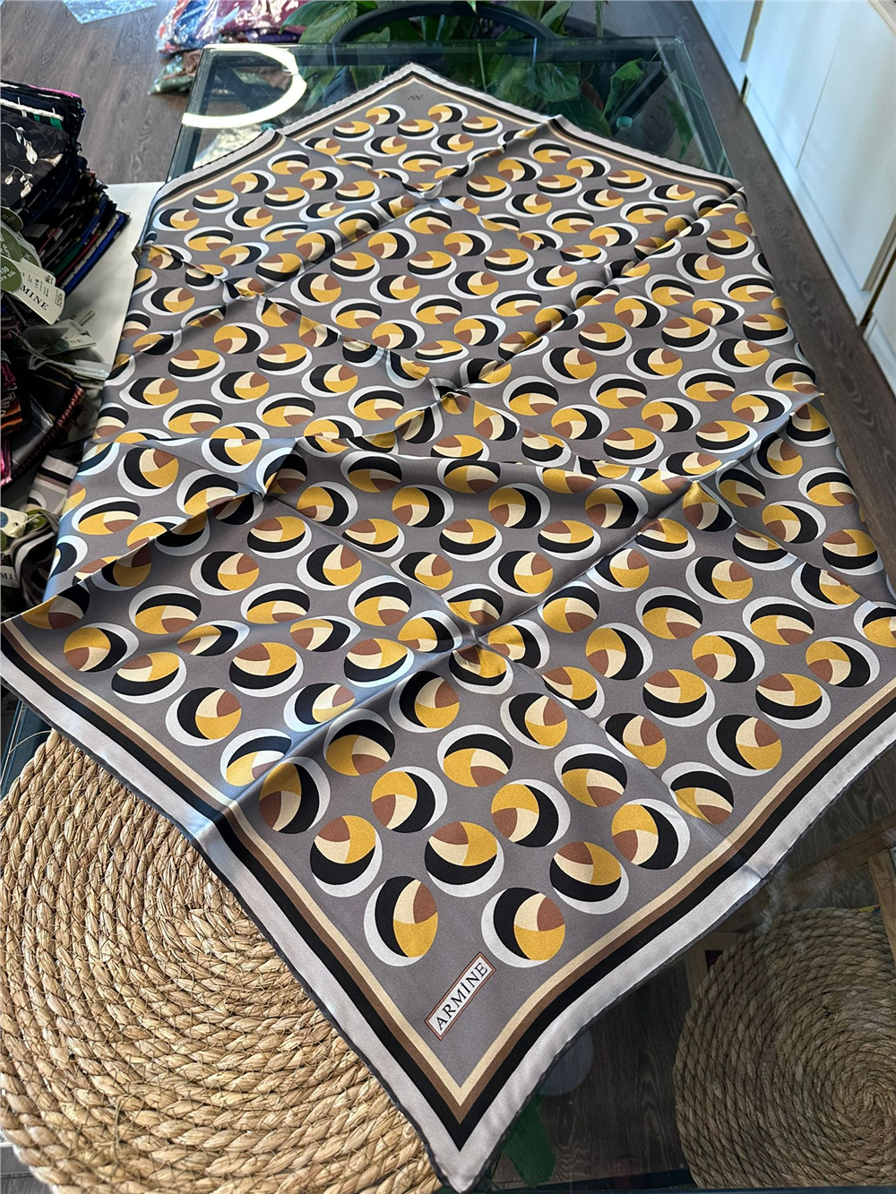 ARMİNE  %100 İPEK SURA EŞARP