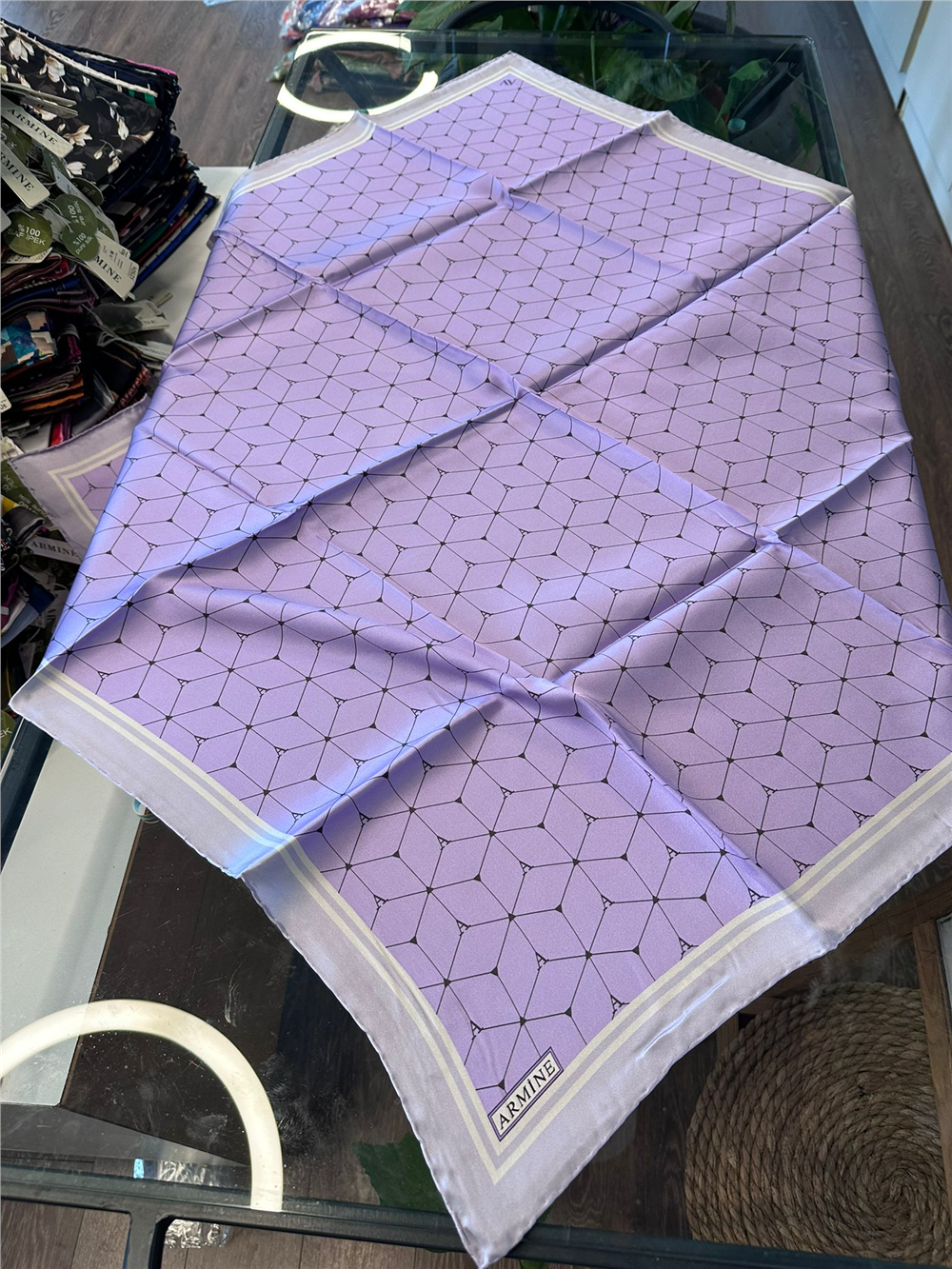 ARMİNE  %100 İPEK SURA EŞARP