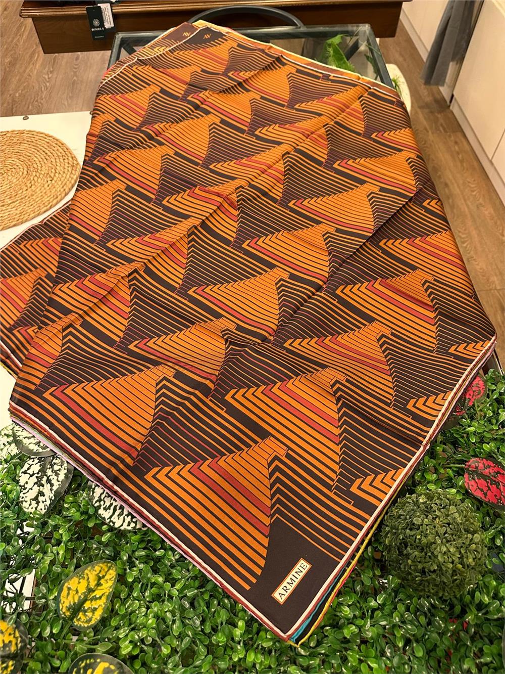 ARMİNE %100 İPEK TWİL EŞARP