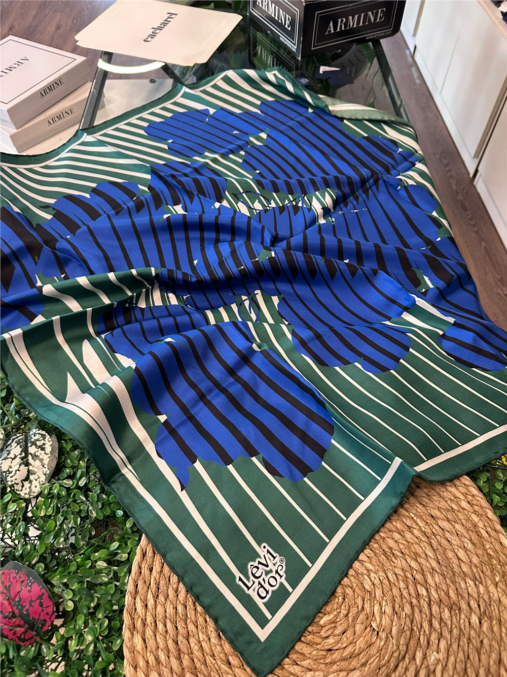 %100 İPEK TWİL EŞARP