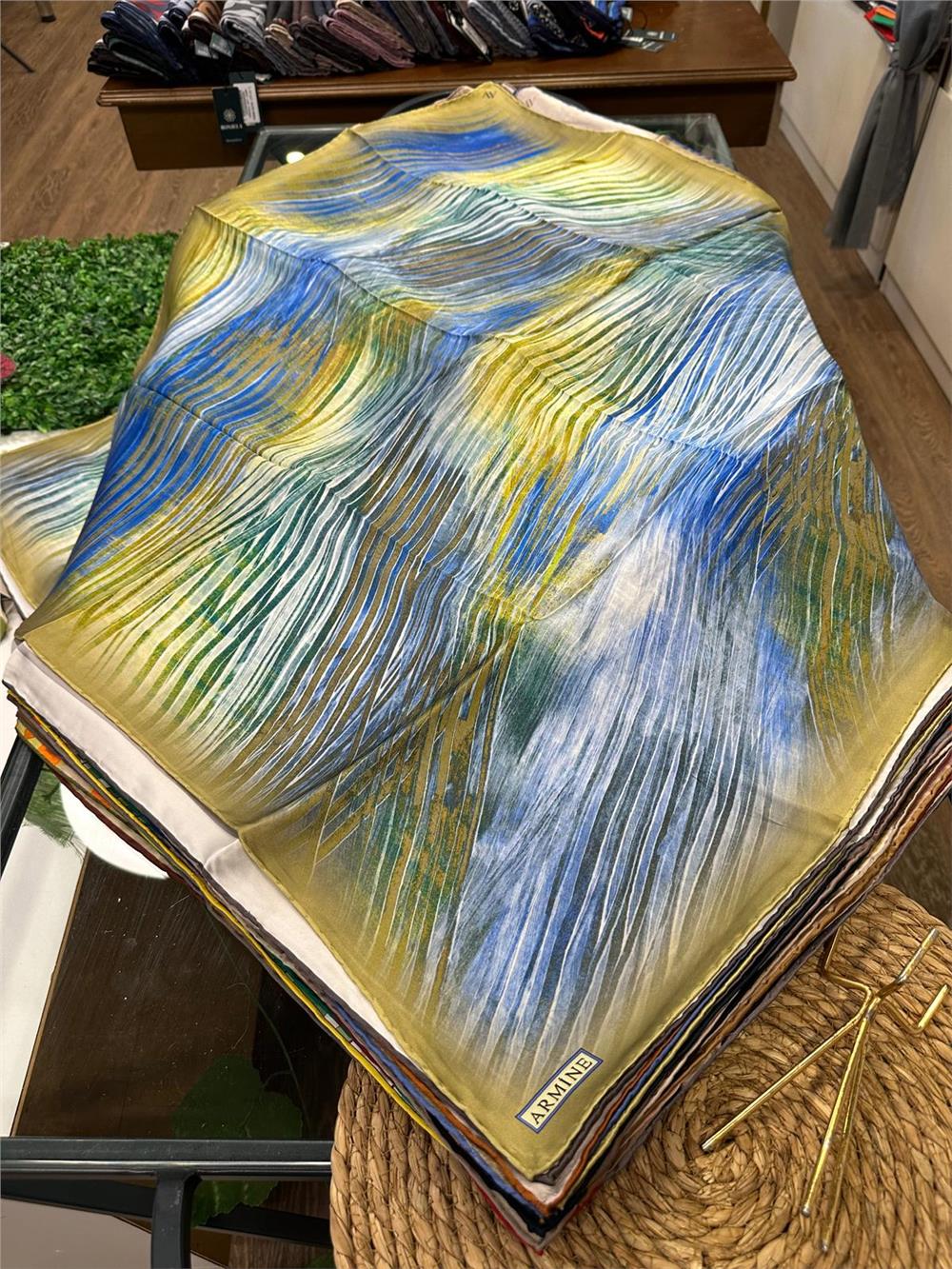 ARMİNE %100 İPEK SURA EŞARP