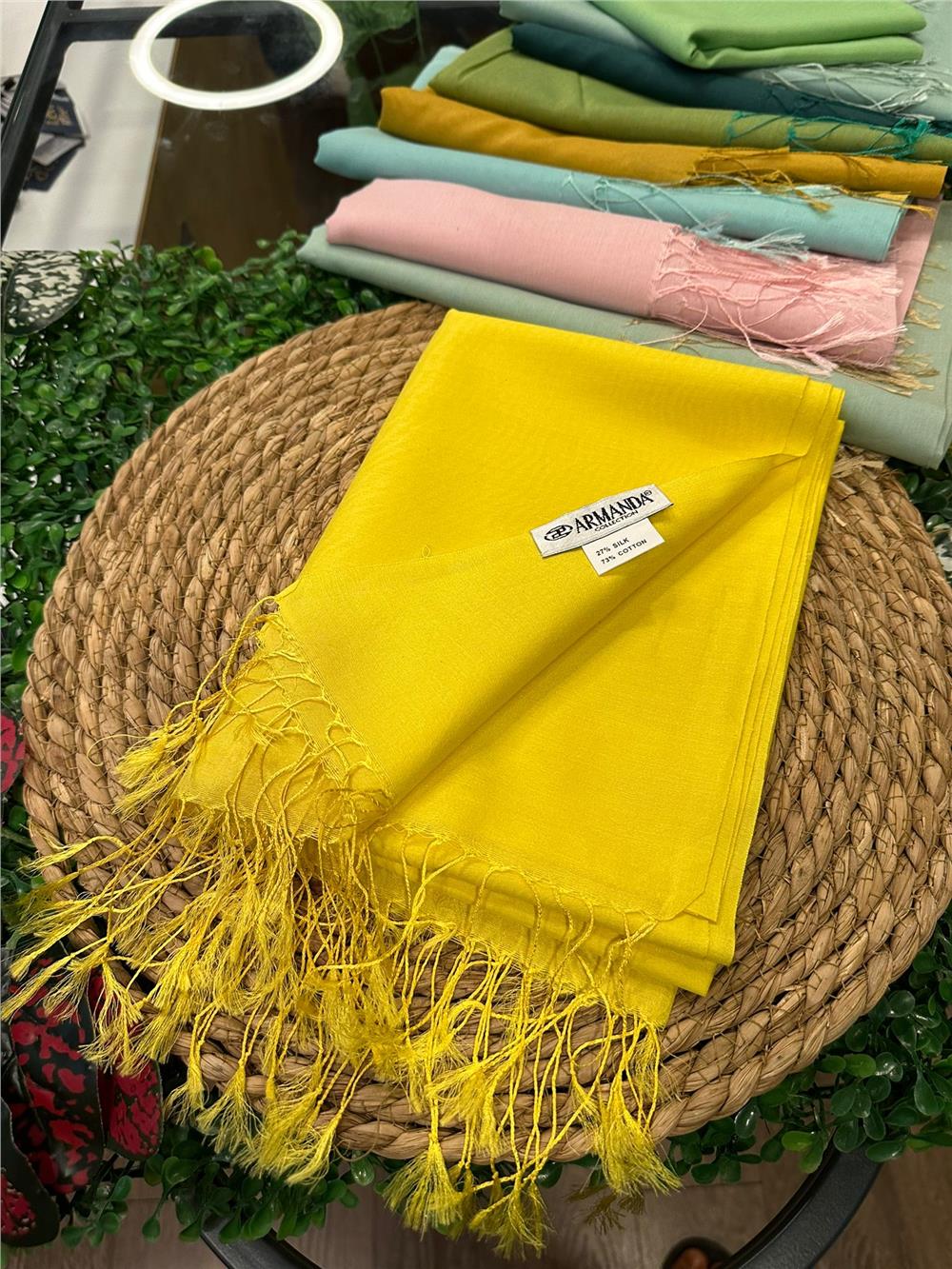 ARMANDA %27-%30 İPEK %73-%70 COTTON ŞAL