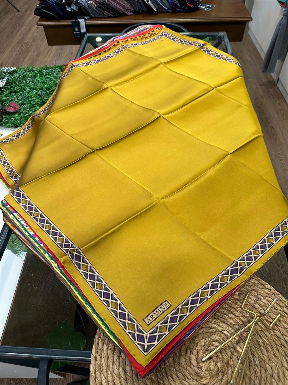 ARMİNE %100 İPEK SURA EŞARP