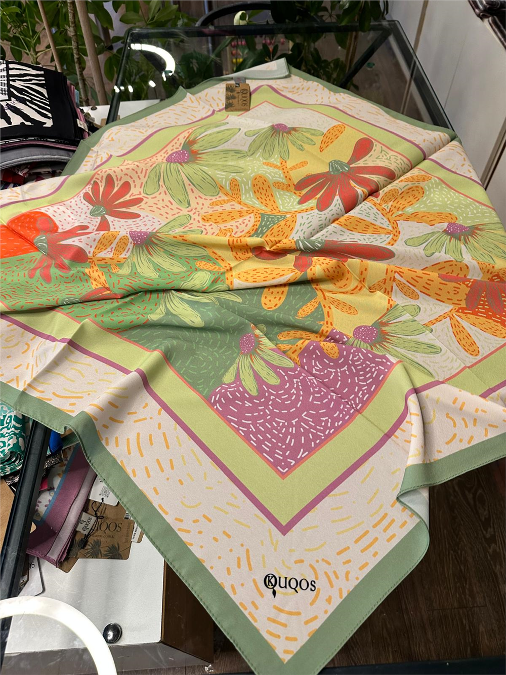 KUQOS MOONS SOFT EŞARP