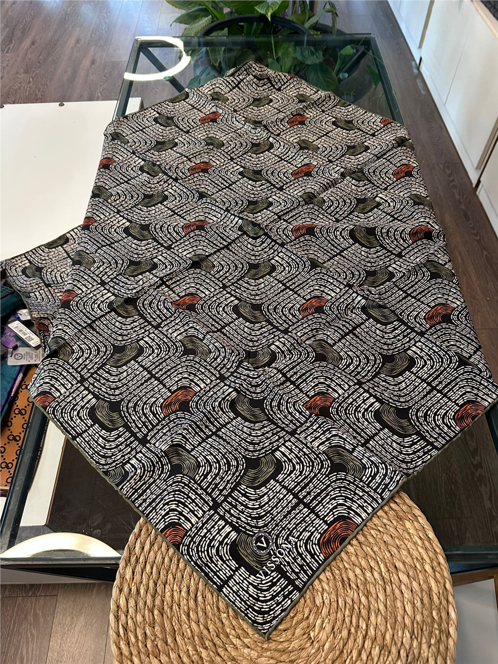 %100 İPEK TWİL EŞARP