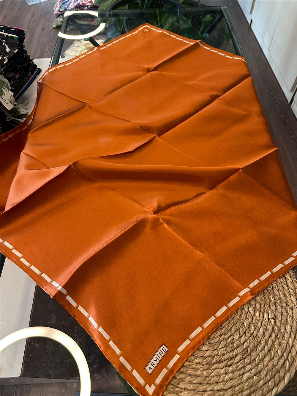 ARMİNE  %100 İPEK SURA EŞARP