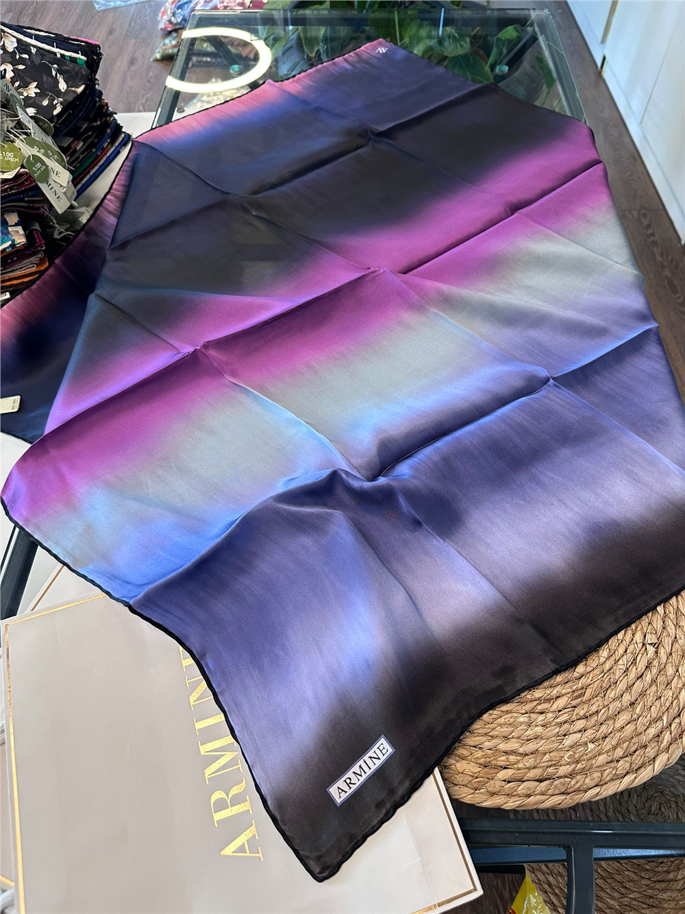 ARMİNE  %100 İPEK SURA EŞARP