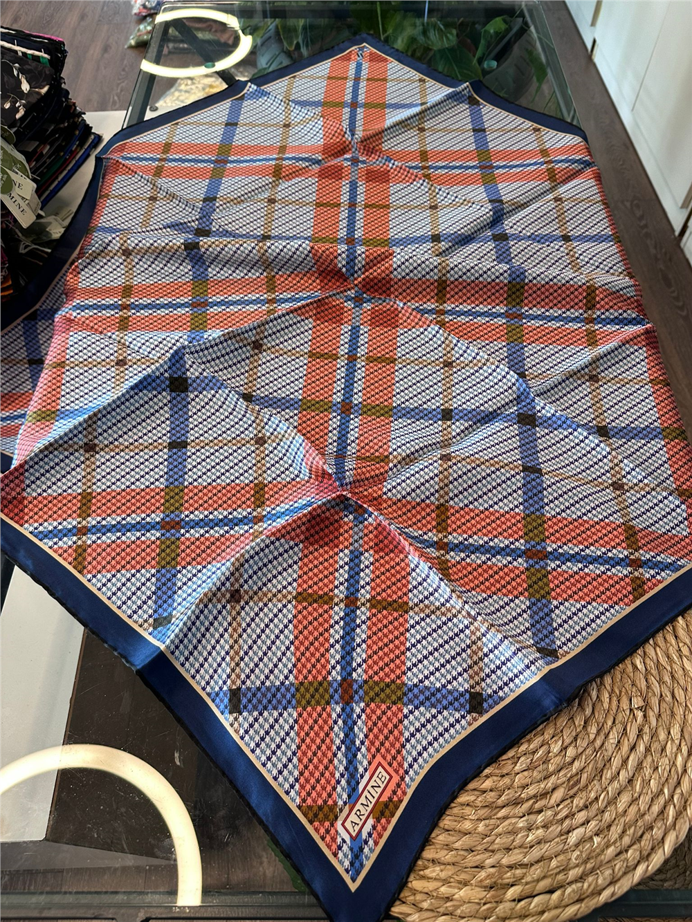 ARMİNE  %100 İPEK SURA EŞARP