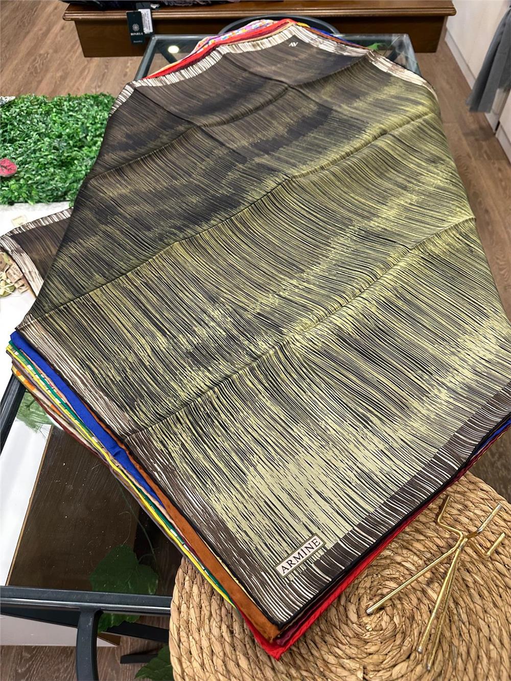 ARMİNE %100 İPEK SURA EŞARP