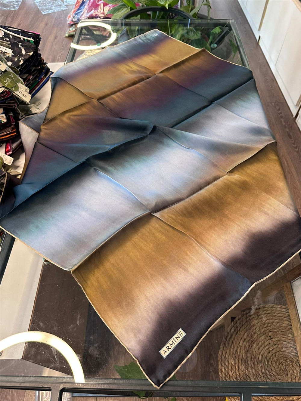 ARMİNE  %100 İPEK SURA EŞARP