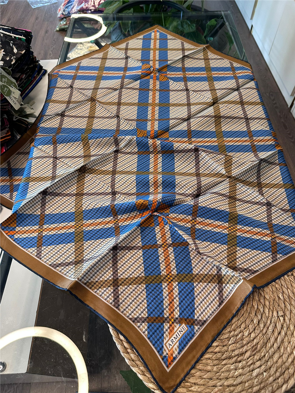 ARMİNE  %100 İPEK SURA EŞARP