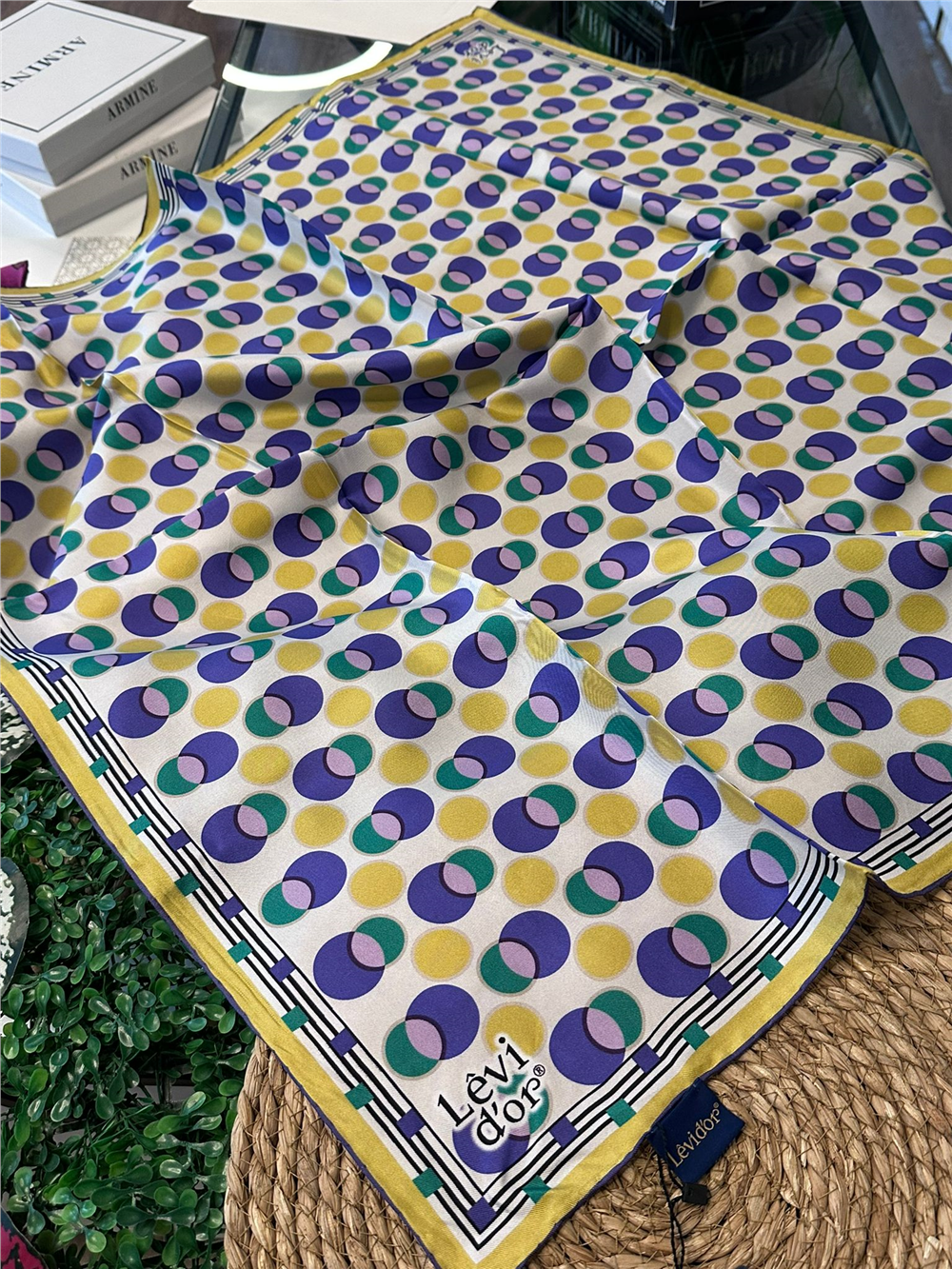 %100 İPEK TWİL EŞARP