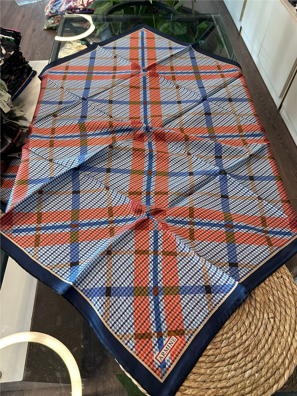 ARMİNE  %100 İPEK SURA EŞARP