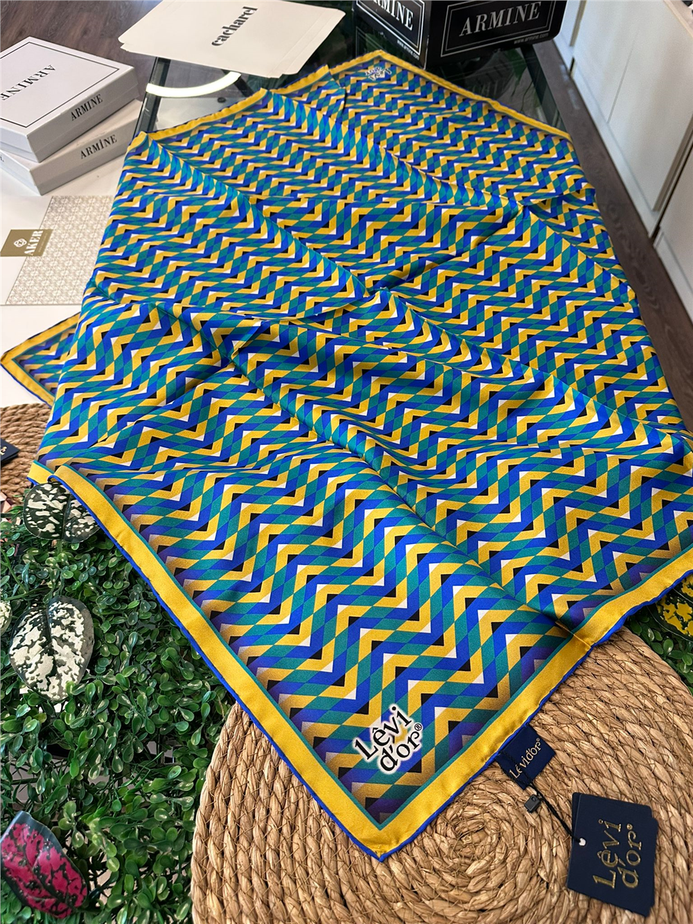 %100 İPEK TWİL EŞARP