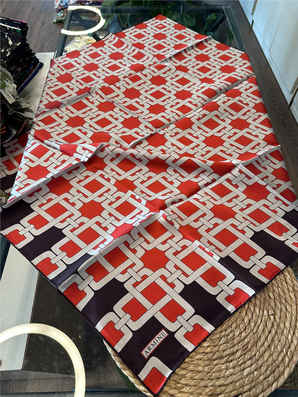 ARMİNE  %100 İPEK SURA EŞARP