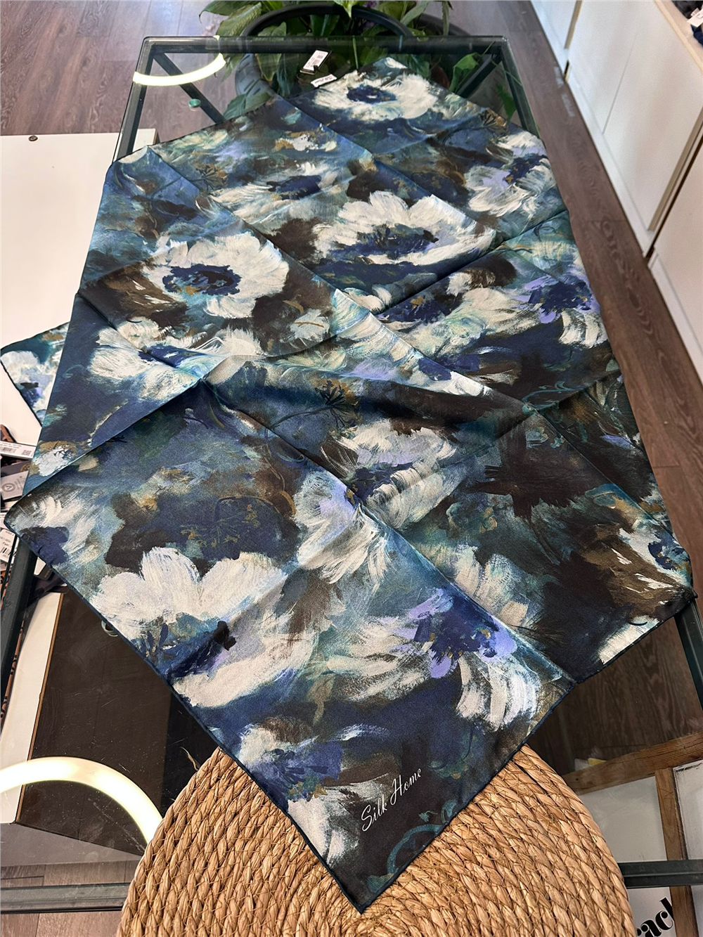 %100 İPEK TWİL EŞARP