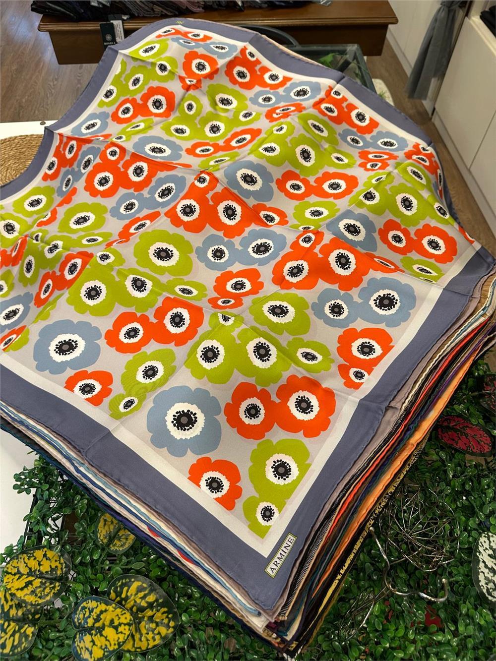 ARMİNE %100 İPEK TWİL EŞARP