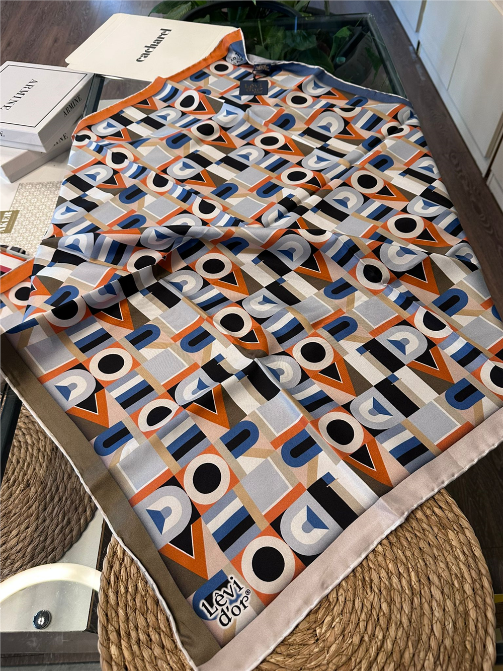 %100 İPEK TWİL EŞARP