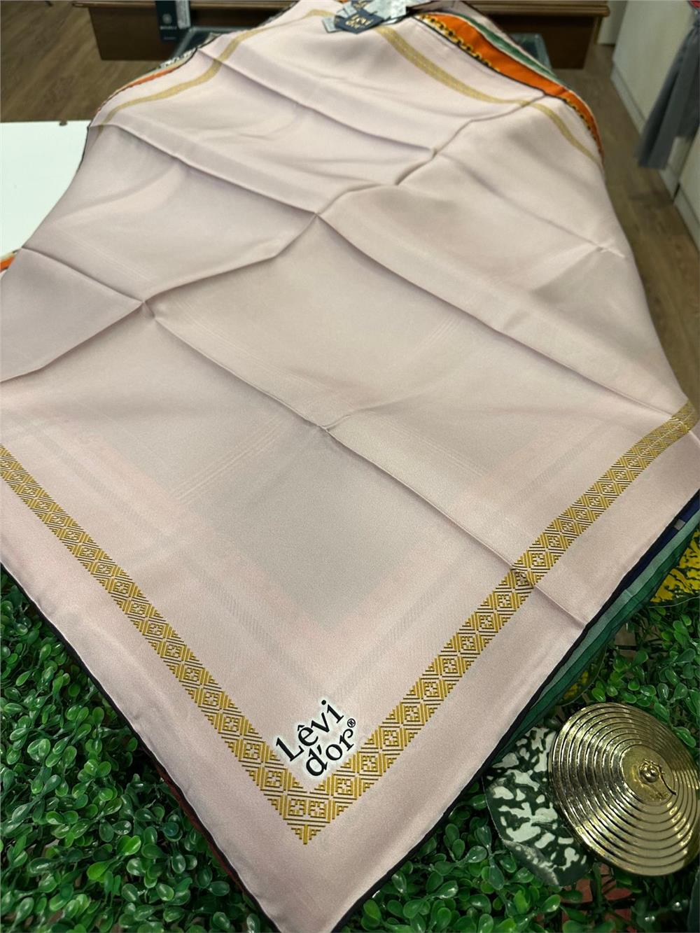 LEVİDOR ÖZEL SERİ % 100 İPEK TWİL EŞARP (NOSTALJİ)