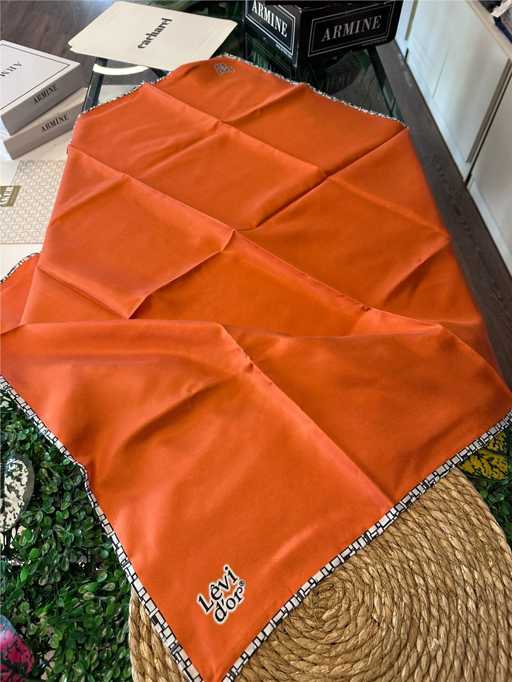 %100 İPEK TWİL EŞARP