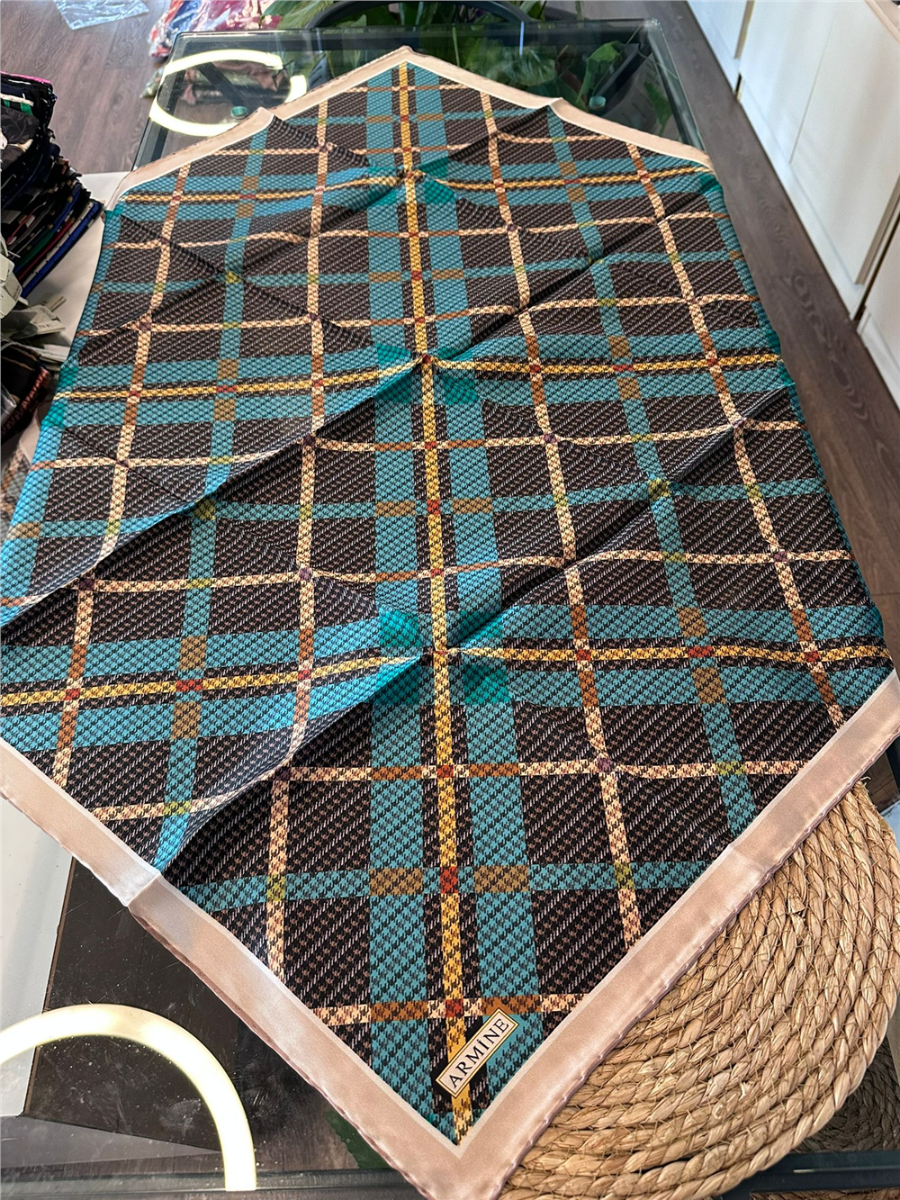 ARMİNE  %100 İPEK SURA EŞARP