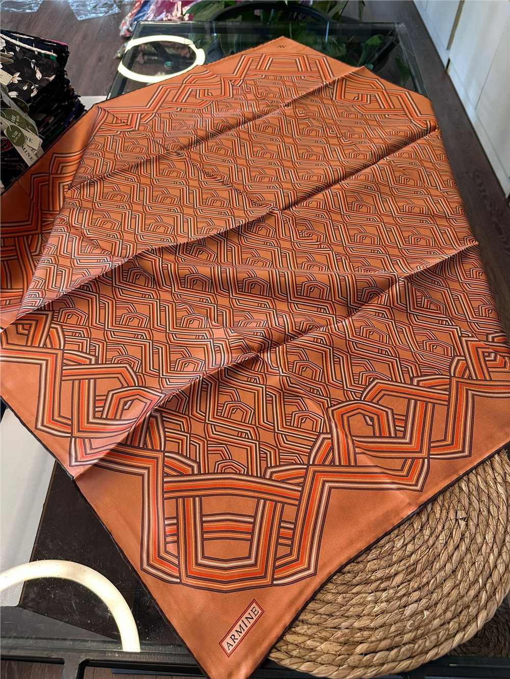 ARMİNE  %100 İPEK SURA EŞARP