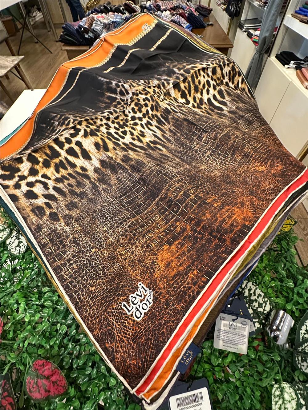 LEVİDOR ÖZEL SERİ % 100 İPEK TWİL EŞARP (NOSTALJİ)