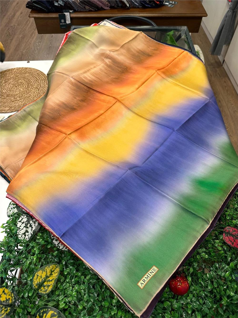 ARMİNE %100 İPEK TWİL EŞARP