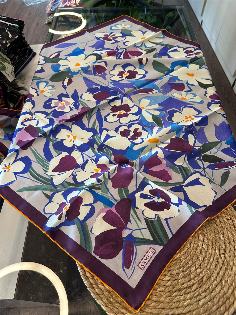 ARMİNE  %100 İPEK SURA EŞARP