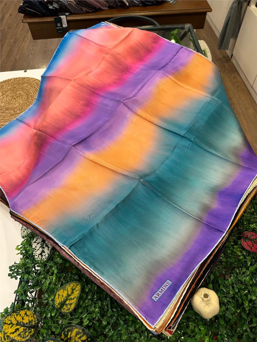 ARMİNE %100 İPEK TWİL EŞARP