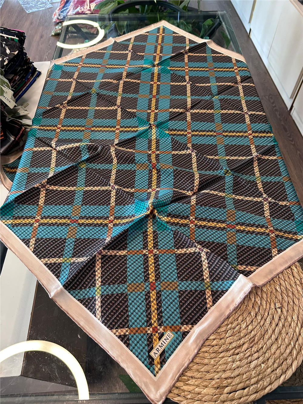 ARMİNE  %100 İPEK SURA EŞARP