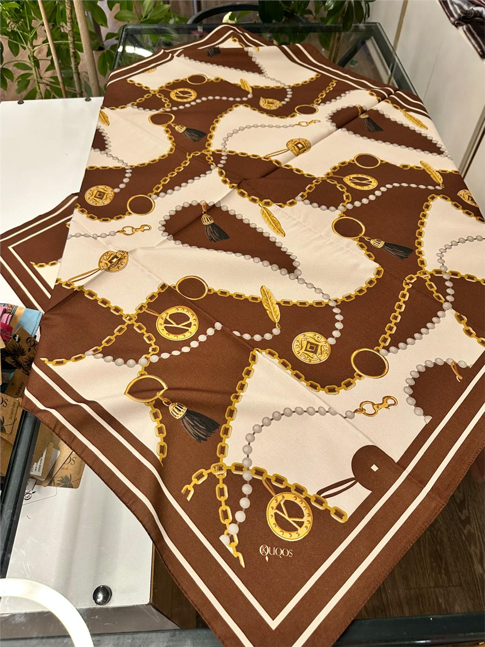 KUQOS MOONS SOFT EŞARP