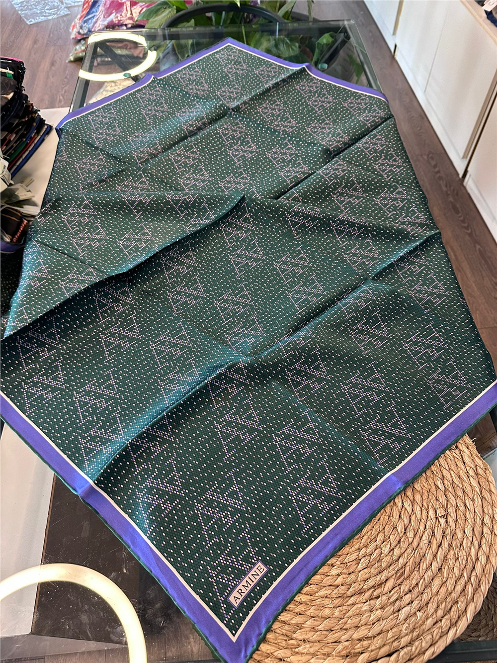 ARMİNE  %100 İPEK SURA EŞARP