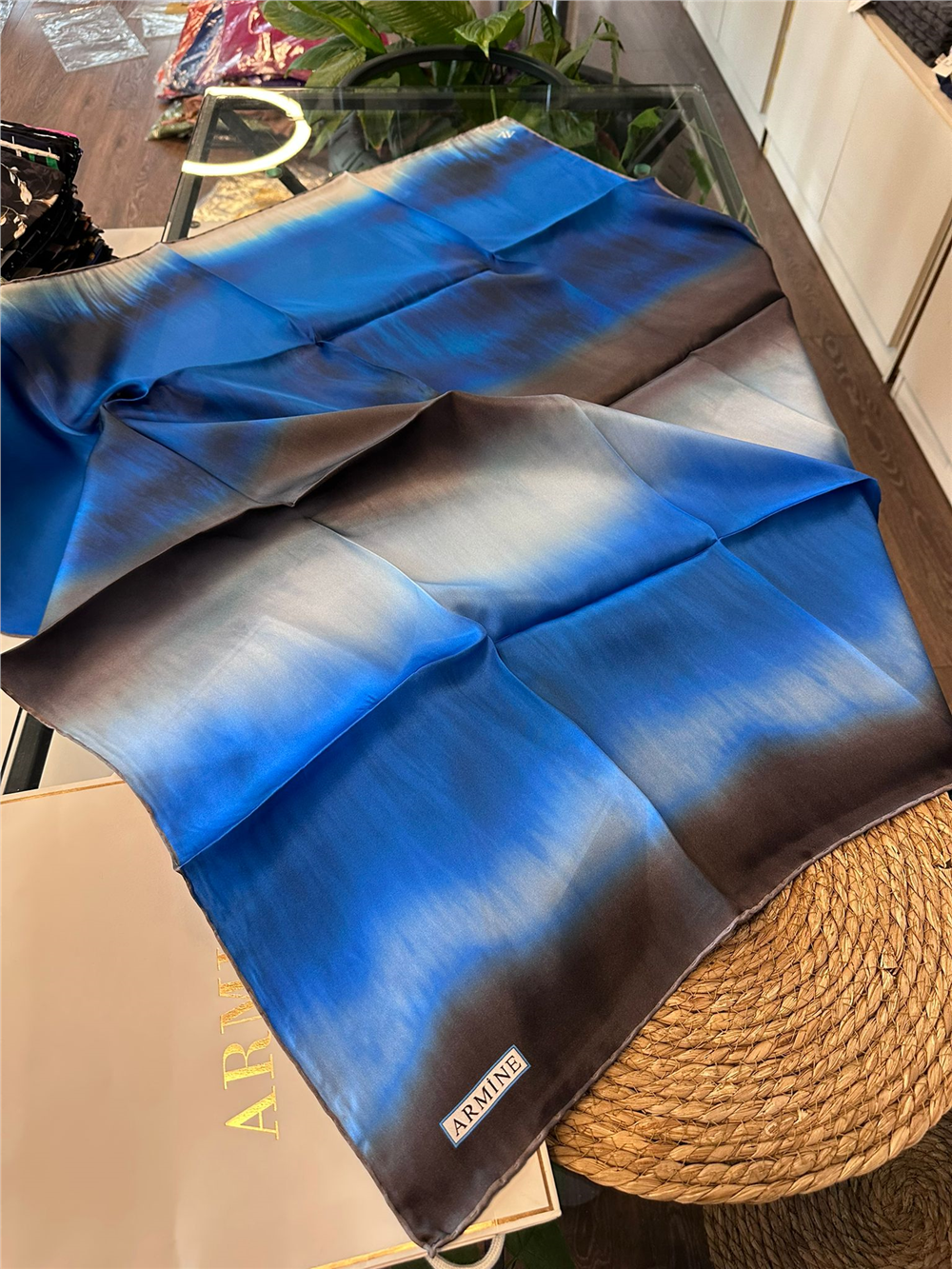 ARMİNE  %100 İPEK SURA EŞARP