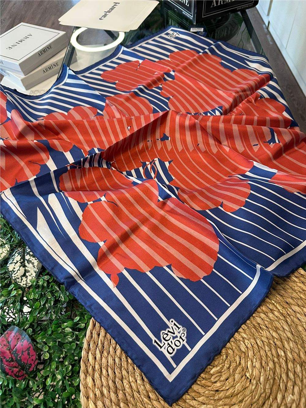 %100 İPEK TWİL EŞARP