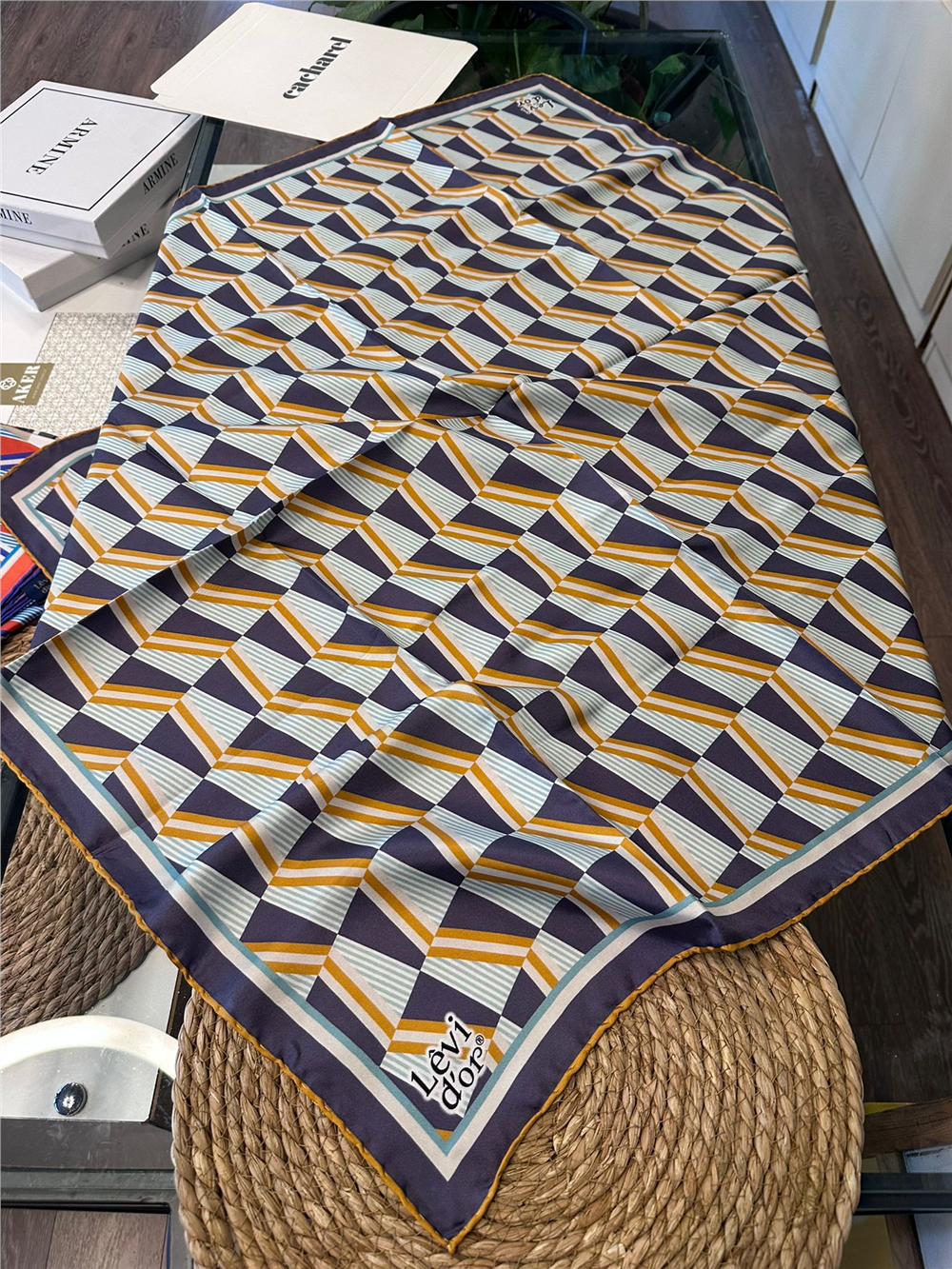 %100 İPEK TWİL EŞARP