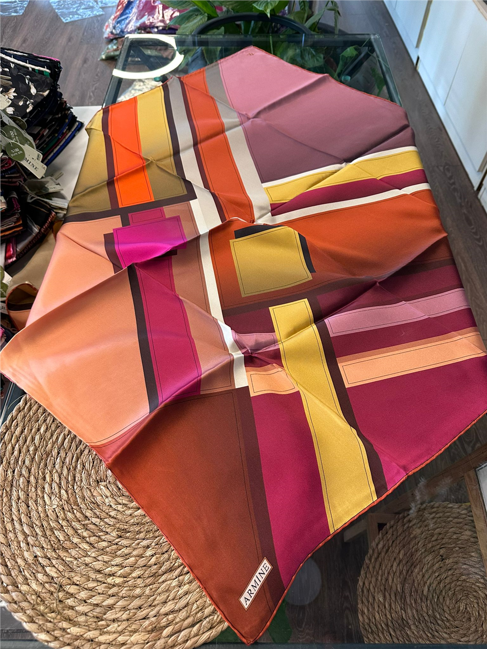 ARMİNE  %100 İPEK SURA EŞARP