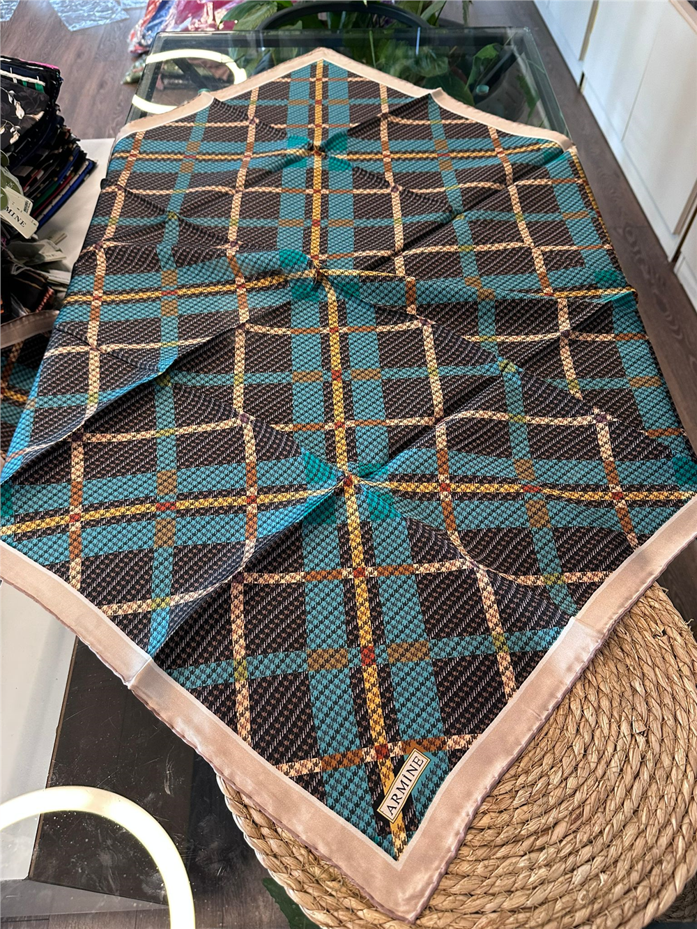 ARMİNE  %100 İPEK SURA EŞARP