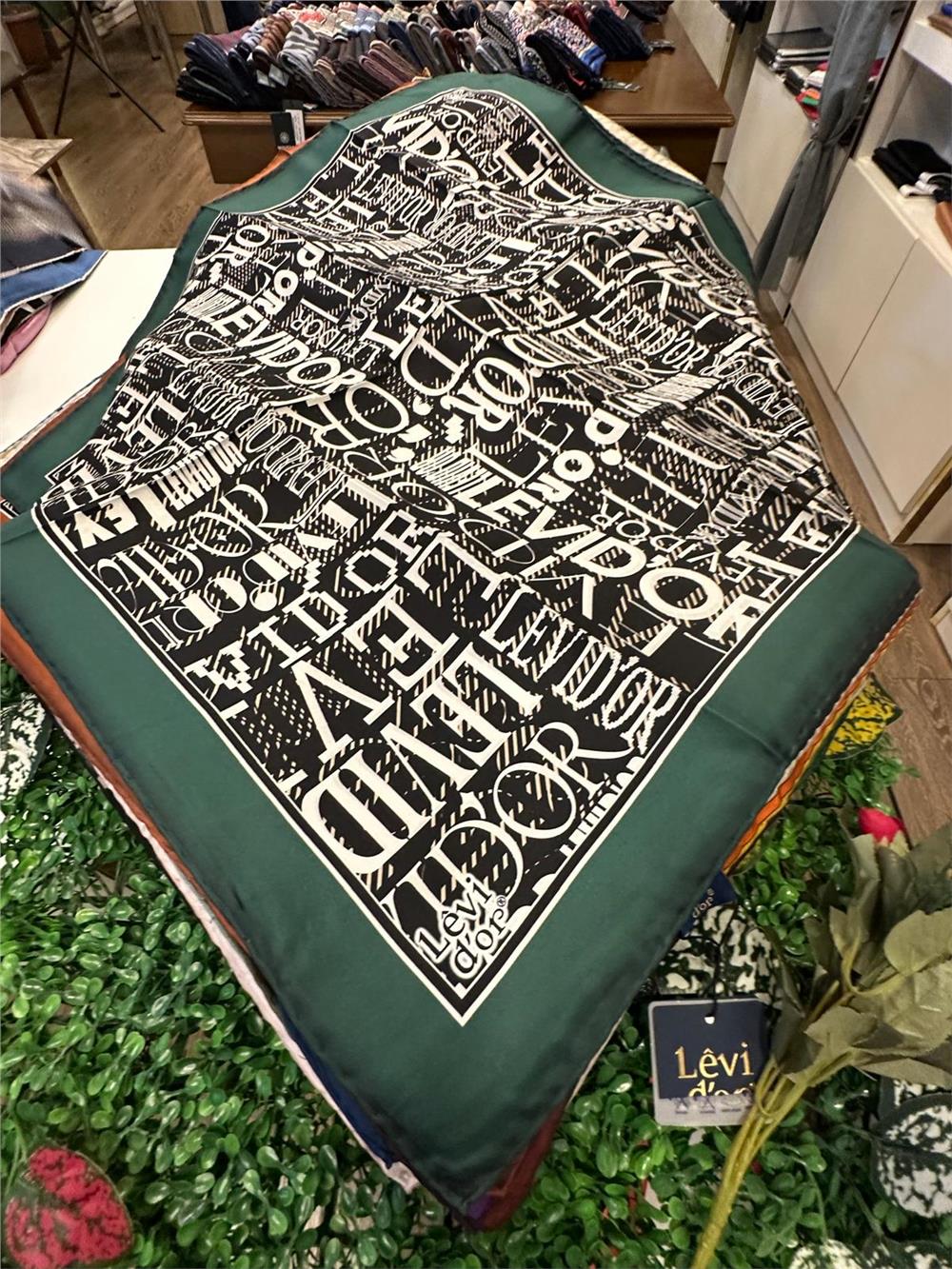 LEVİDOR ÖZEL SERİ % 100 İPEK TWİL EŞARP (NOSTALJİ)