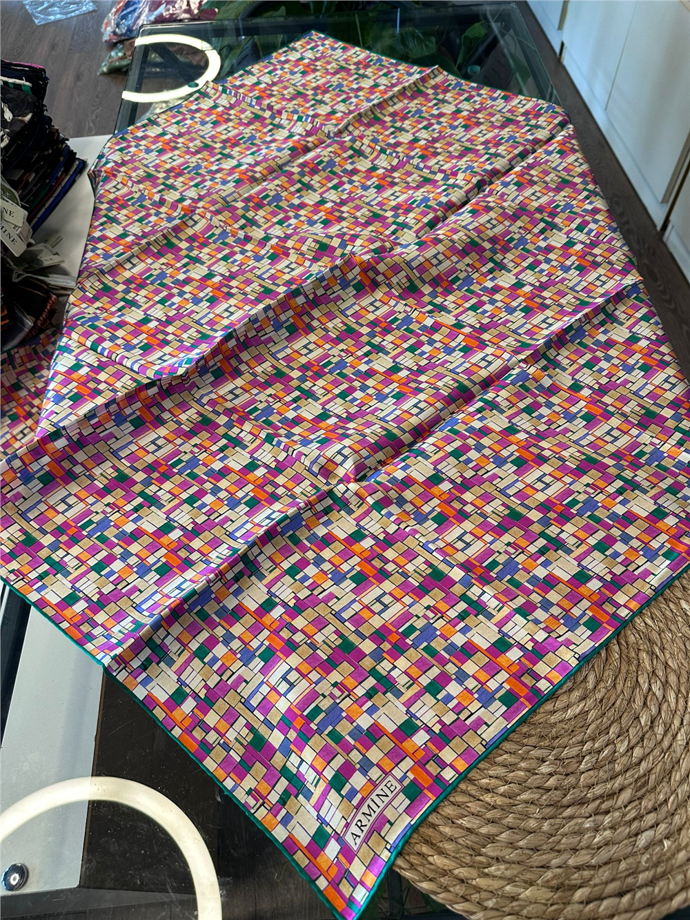 ARMİNE  %100 İPEK SURA EŞARP