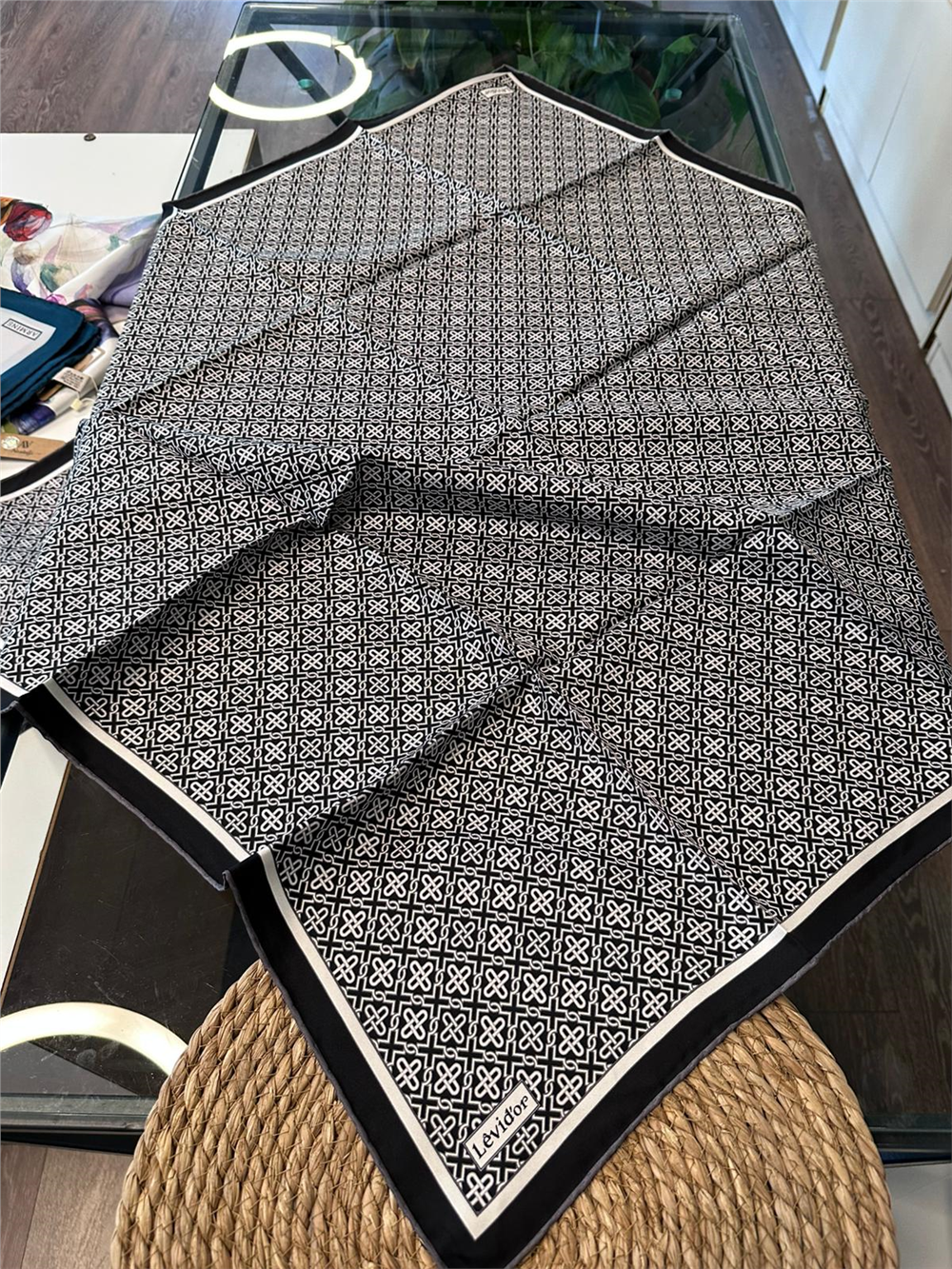 %100 İPEK TWİL EŞARP