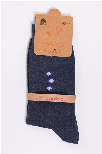 Erkek Soket Çorap (40-45 Uyumludur) İndigo 493145