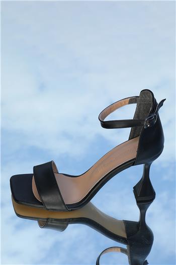 Kadın Topuklu Ayakkabı Siyah 500553