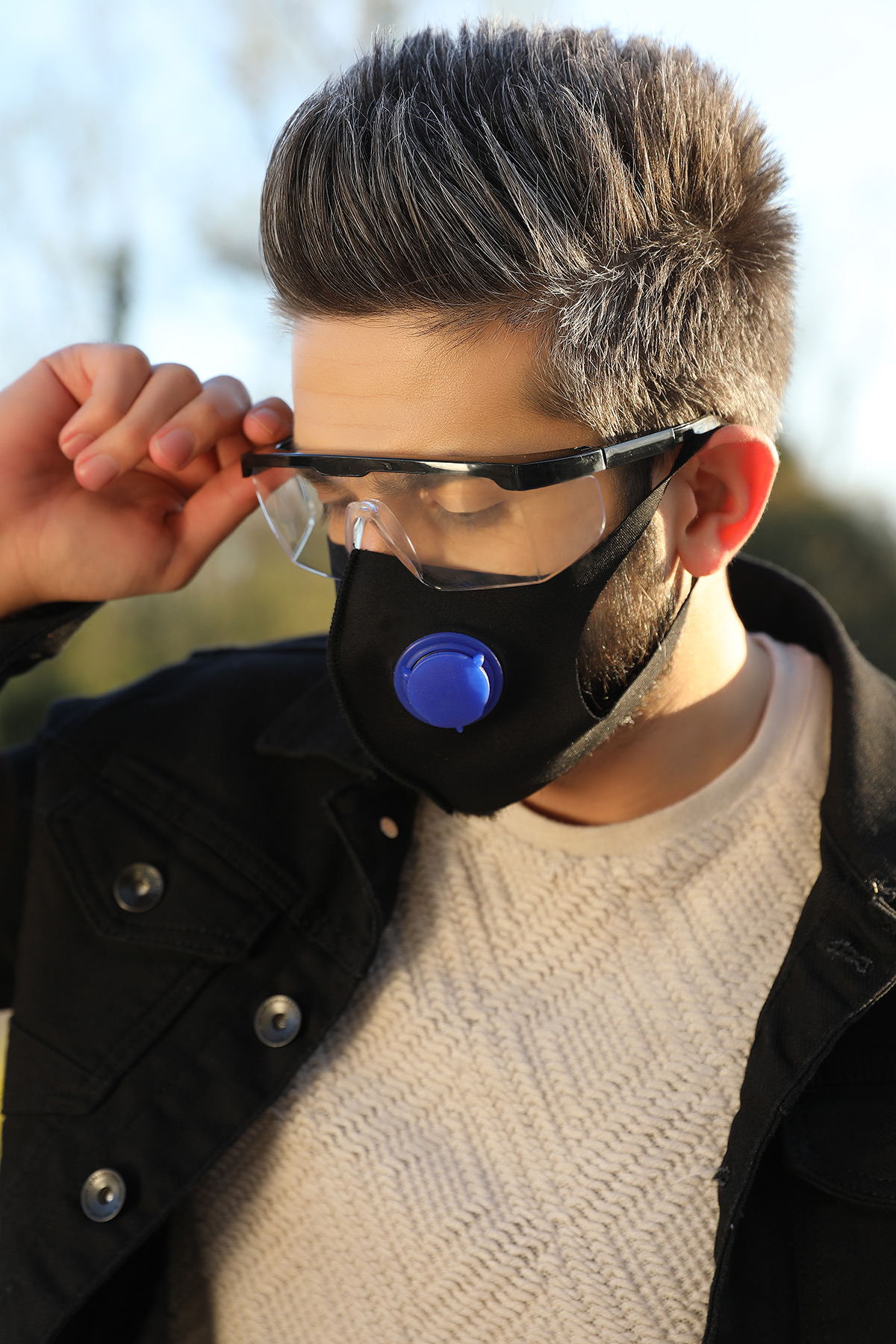Mavi Nano Yıkanabilir Filtreli Erkek Maske 361139- tozlu.com