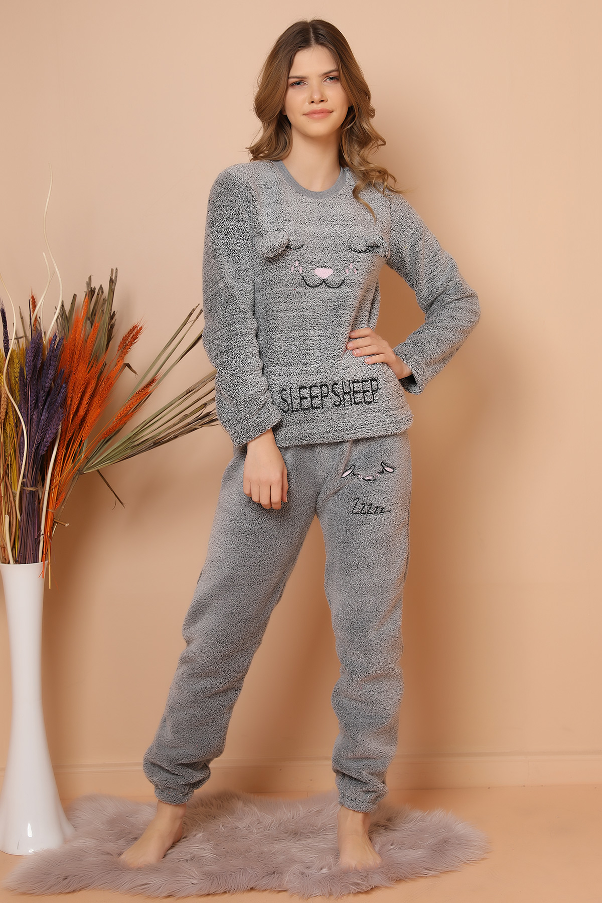 Peluş Pijama Takım